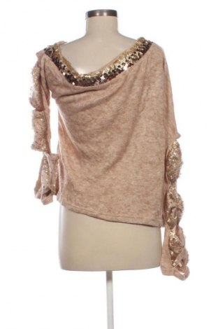 Damski sweter ChicMe, Rozmiar L, Kolor Beżowy, Cena 13,99 zł