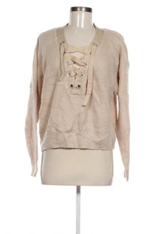 Дамски пуловер H&M, Размер L, Цвят Бежов, Цена 3,06 €