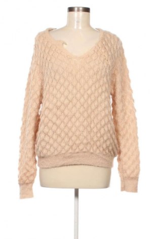 Dámský svetr SHEIN, Velikost L, Barva Béžová, Cena  179,00 Kč