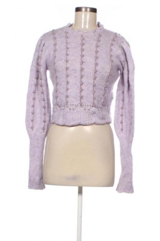 Дамски пуловер Zara, Размер S, Цвят Лилав, Цена 18,91 €, #133977280