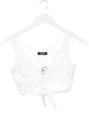 Damski top Bershka, Rozmiar XS, Kolor Biały, Cena 32,99 zł