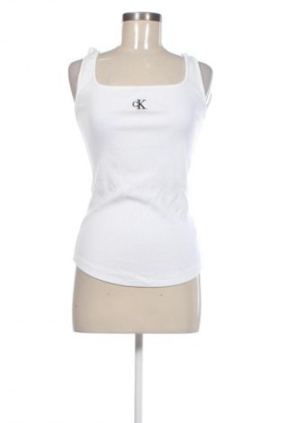 Γυναικείο τοπ Calvin Klein Jeans, Μέγεθος M, Χρώμα Λευκό, Τιμή 30,99 €