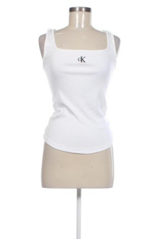 Γυναικείο τοπ Calvin Klein Jeans, Μέγεθος S, Χρώμα Λευκό, Τιμή 32,99 €, #133956579