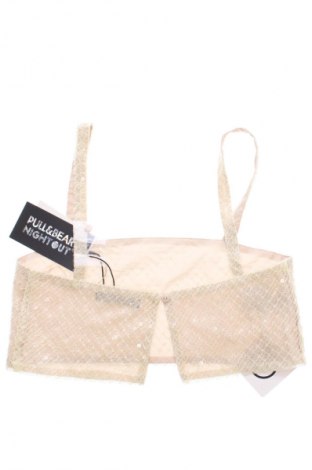 Damski top Pull&Bear, Rozmiar S, Kolor Beżowy, Cena 51,99 zł