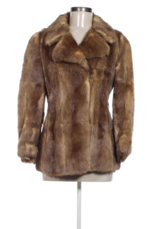 Δερμάτινο γυναικείο παλτό Unbranded, Μέγεθος M, Χρώμα Καφέ, Τιμή 132,99 €