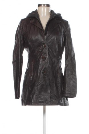 Γυναικείο δερμάτινο μπουφάν Gipsy, Μέγεθος M, Χρώμα Καφέ, Τιμή 32,99 €