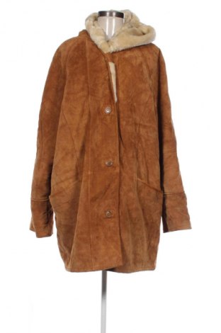 Dámská kožená bunda  SAKI, Velikost XXL, Barva Hnědá, Cena  1 449,00 Kč