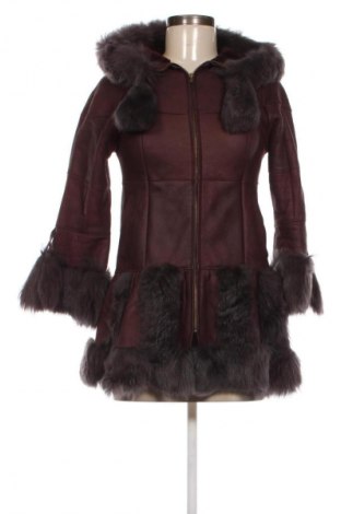 Γυναικείο δερμάτινο μπουφάν Unbranded, Μέγεθος XS, Χρώμα Κόκκινο, Τιμή 54,22 €