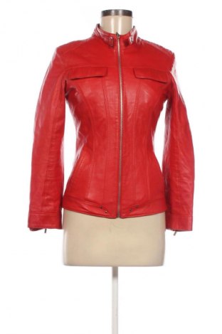 Γυναικείο δερμάτινο μπουφάν Unbranded, Μέγεθος S, Χρώμα Κόκκινο, Τιμή 75,30 €
