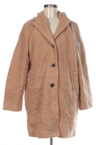 Damski płaszcz Frieda Loves NYC, Rozmiar XL, Kolor Beżowy, Cena 76,99 zł