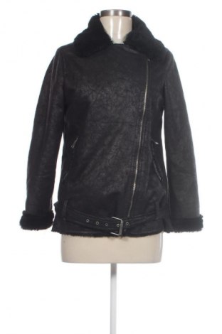 Γυναικείο παλτό Stradivarius, Μέγεθος S, Χρώμα Μαύρο, Τιμή 38,99 €