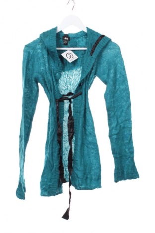 Kinder Strickjacke H&M, Größe 15-18y/ 170-176 cm, Farbe Grün, Preis 1,99 €