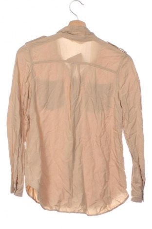 Kinderhemd H&M, Größe 11-12y/ 152-158 cm, Farbe Beige, Preis 1,99 €