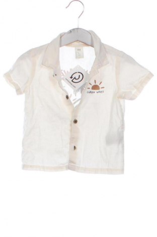 Kinderhemd H&M, Größe 12-18m/ 80-86 cm, Farbe Ecru, Preis 1,99 €