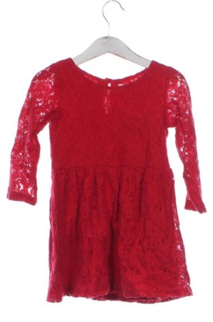 Детска рокля H&M, Размер 18-24m/ 86-98 см, Цвят Червен, Цена 2,04 €