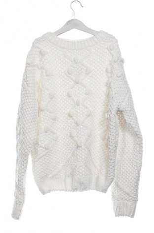 Kinderpullover Unbranded, Größe 14-15y/ 168-170 cm, Farbe Weiß, Preis 4,99 €