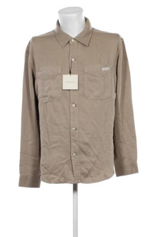 Férfi ing Calvin Klein Jeans, Méret L, Szín Bézs, Ár 19 299 Ft