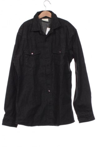 Herrenhemd F&F, Größe S, Farbe Schwarz, Preis 1,99 €