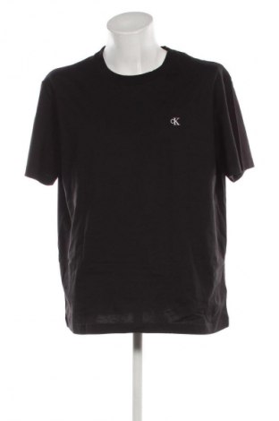 Męski T-shirt Calvin Klein Jeans, Rozmiar XXL, Kolor Czarny, Cena 222,99 zł