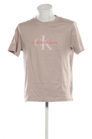 Ανδρικό t-shirt Calvin Klein Jeans, Μέγεθος L, Χρώμα Καφέ, Τιμή 43,99 €