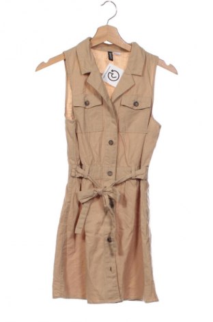 Kleid H&M Divided, Größe XXS, Farbe Beige, Preis € 6,99