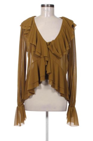 Дамска блуза Zara, Размер XL, Цвят Кафяв, Цена 15,00 €, #138050330
