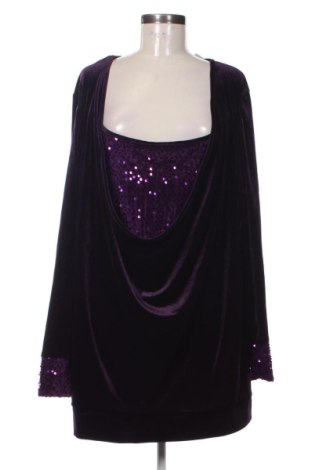 Bluzka damska Unbranded, Rozmiar 3XL, Kolor Fioletowy, Cena 38,10 zł, #138052234