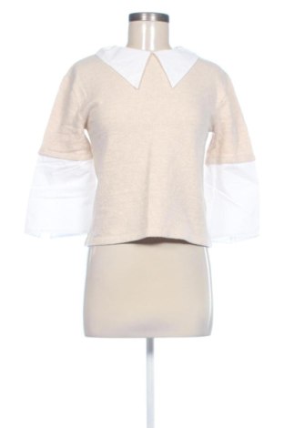 Bluză de femei Zara, Mărime S, Culoare Bej, Preț 47,24 Lei, #138061389