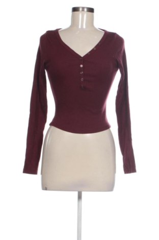 Дамска блуза Stradivarius, Размер XS, Цвят Червен, Цена 7,00 €, #138078099