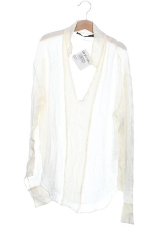 Bluzka damska Zara, Rozmiar XS, Kolor ecru, Cena 44,00 zł, #138057048