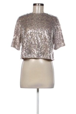 Bluzka damska H&M, Rozmiar M, Kolor Srebrzysty, Cena 33,87 zł, #138059526