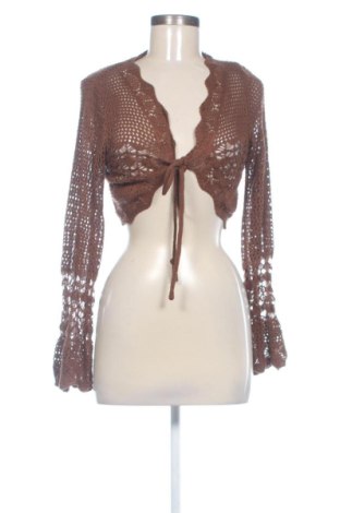 Damski kardigan Unbranded, Rozmiar L, Kolor Brązowy, Cena 29,04 zł, #138058593