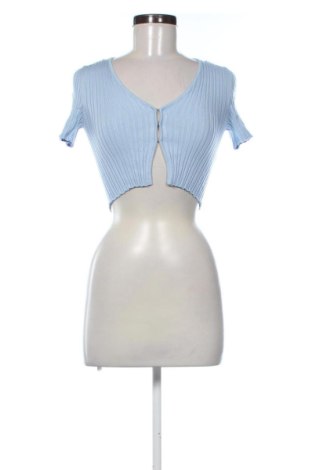 Cardigan de damă Bershka, Mărime S, Culoare Albastru, Preț 26,25 Lei, #138062036