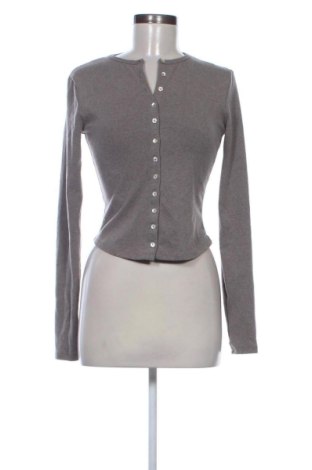 Cardigan de damă Bershka, Mărime S, Culoare Gri, Preț 31,49 Lei, #138063030
