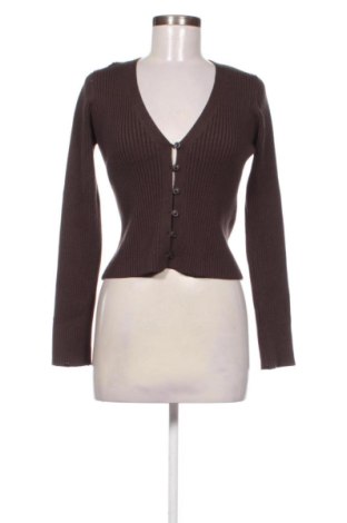 Damski kardigan Stradivarius, Rozmiar M, Kolor Brązowy, Cena 29,63 zł, #138068410
