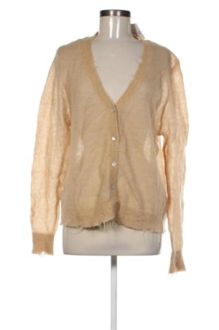 Cardigan de damă Zara, Mărime L, Culoare Bej, Preț 196,32 Lei, #138071033