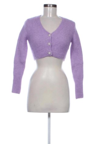 Cardigan de damă Zara, Mărime S, Culoare Mov, Preț 120,73 Lei, #138083273