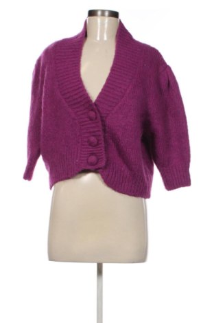 Cardigan de damă Zara, Mărime S, Culoare Mov, Preț 73,49 Lei, #138082139