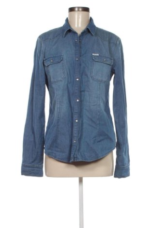 Damska koszula Cross Jeans, Rozmiar L, Kolor Niebieski, Cena 69,00 zł, #138029258