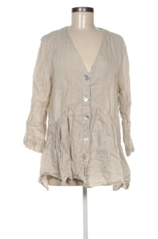 Дамска риза Zara, Размер L, Цвят Бежов, Цена 18,56 €, #138049272