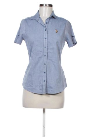Дамска риза U.S. Polo Assn., Размер S, Цвят Син, Цена 21,97 €, #138050109