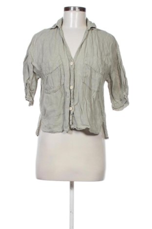 Dámska košeľa  Zara, Veľkosť S, Farba Zelená, Cena  16,76 €, #138055478