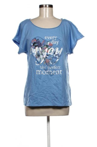 Damski T-shirt Laura Torelli, Rozmiar S, Kolor Niebieski, Cena 33,87 zł, #138035401