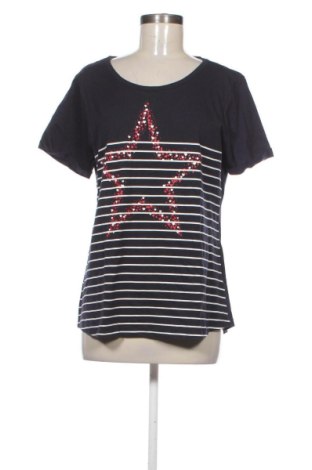 Damski T-shirt New View, Rozmiar XL, Kolor Niebieski, Cena 38,10 zł, #138044956