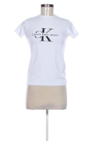 Damski T-shirt Calvin Klein Jeans, Rozmiar S, Kolor Biały, Cena 97,37 zł, #138057979