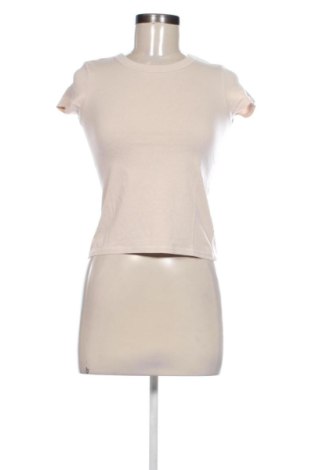 Damski T-shirt Zara, Rozmiar XS, Kolor Beżowy, Cena 50,80 zł, #138058314