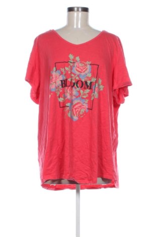 Damski T-shirt Esmara, Rozmiar 3XL, Kolor Różowy, Cena 33,87 zł, #138063954
