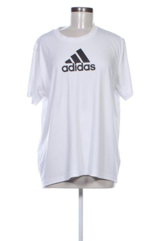 Damski T-shirt Adidas, Rozmiar XXL, Kolor Biały, Cena 97,37 zł, #138068363