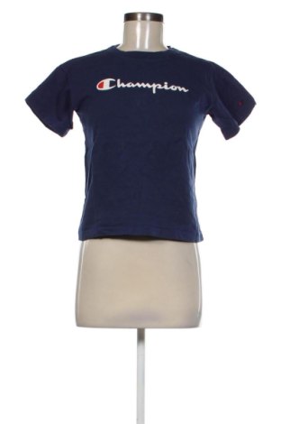 Γυναικείο t-shirt Champion, Μέγεθος XS, Χρώμα Μπλέ, Τιμή 10,00 €, #138068623