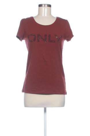 Damski T-shirt ONLY, Rozmiar L, Kolor Czerwony, Cena 46,57 zł, #138071169